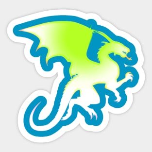 Green Dragon Sticker